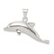Sterling Silver Dolphin Pendant Charm Jewelry Sea Life 25mm x 38mm